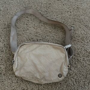 Lululemon Cream Crossbody Bag